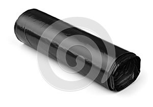 Roll of black plastic polyethylene sheeting