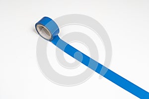 Roll of blue insulating tape