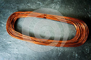 Roll of copper wire