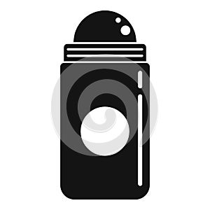 Roll deodorant bottle icon, simple style