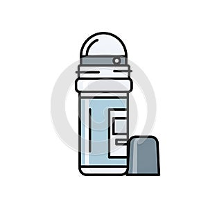 Roll-on Deodorant Vector Icon