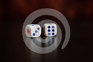 Roll in dice for luck photo