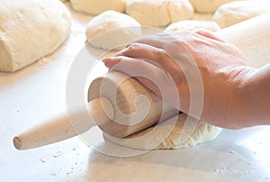 Roll the dough yeast