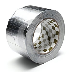 Roll of duct tape isolated on white background