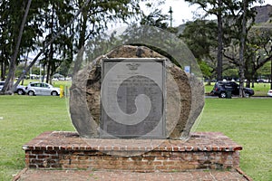 Roll of Honor plaque in Kapiolani Regional Park Honolulu Hawaii