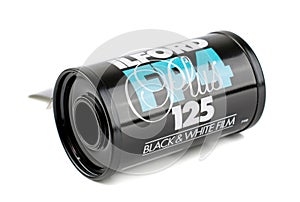 A roll of Ilford 35mm camera film