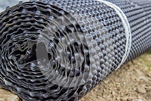 Roll of insulation material