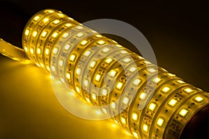 Roll of led strip for decorative home lighting