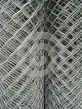 Roll of Metal steel wire mesh background