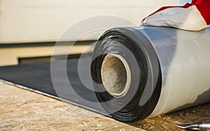 Roll of Modern EPDM Vinyl Material Used For Roof Covers