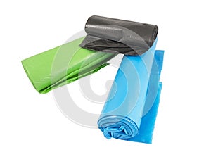 Roll packages for garbage