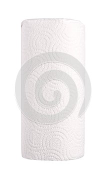 Roll paper isolated on white