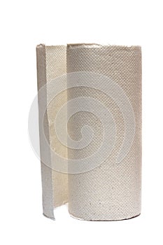 Roll paper napkins, isolate on a white background