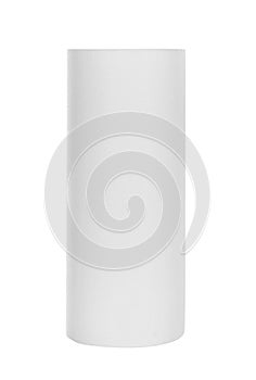Roll of paper towels isolated on white