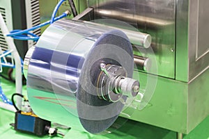 Roll of plastic for capsules packing machine