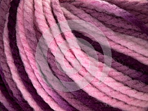 Roll purple wool