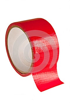 Roll of red duct tape