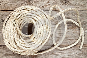 Roll of sisal rope