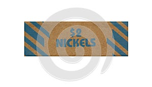 Roll for stacking nickles