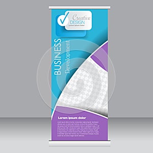 Roll up banner stand template.