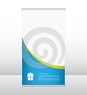 Roll up business banner design