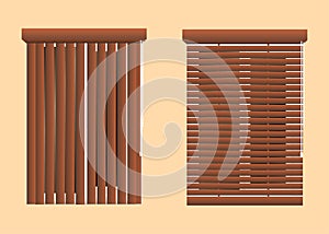 Roll up shutter, vector