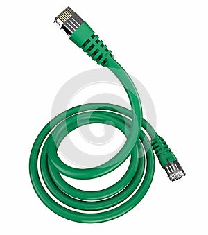 Rolled ethernet cable, internet connection, bandwidth, broadband