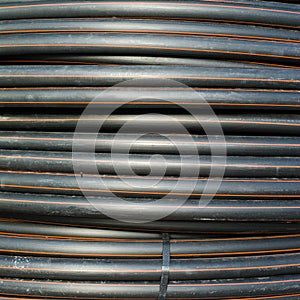 Rolled of HDPE pipes