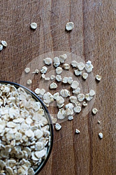 Rolled oats healthy muesli ingredient