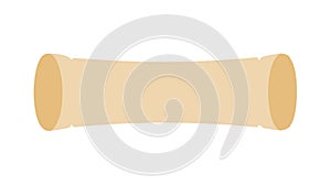 Rolled Scroll Document Paper, Ancient Text and Information, vector design Generative AI