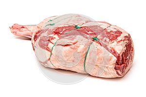 Rolled shoulder of lamb photo