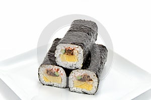 Rolled sushi