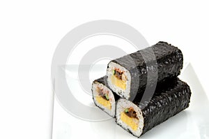 Rolled sushi