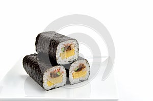 Rolled sushi