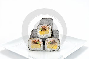 Rolled sushi photo