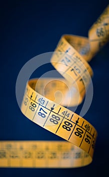 Rolled tailor's meter photo