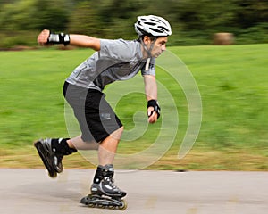 Roller blading