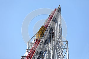 Roller coaster amusement park