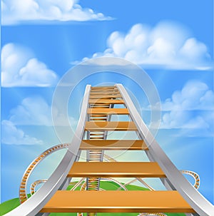 Roller Coaster Concept photo