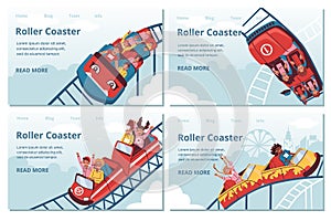 Roller Coaster Flat Websites