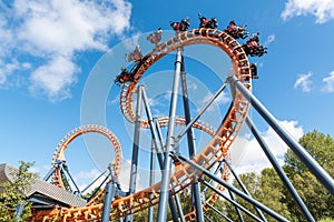 Roller coaster, France