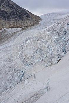 Roller coaster glacier