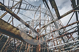 Roller coaster objects and places lost in time