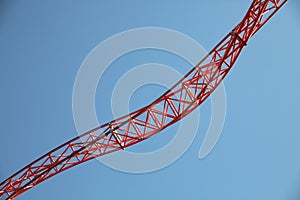 Roller coaster rails