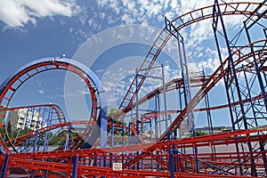 Roller coaster at Sunny beach