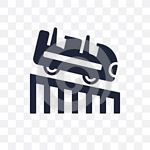 Roller coaster transparent icon. Roller coaster symbol design fr