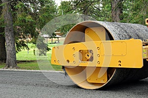 Roller/Compactor at work