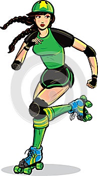 Roller Derby Girl