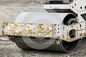 Roller industry. Details of the heavy roller.