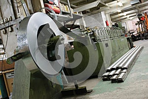 Roller shutter production machine